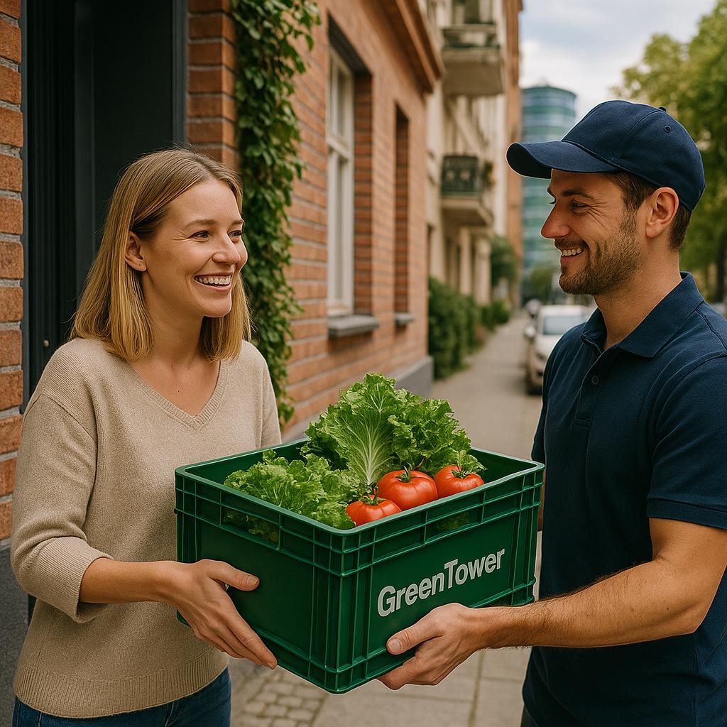 Lieferung an Wohnungstür