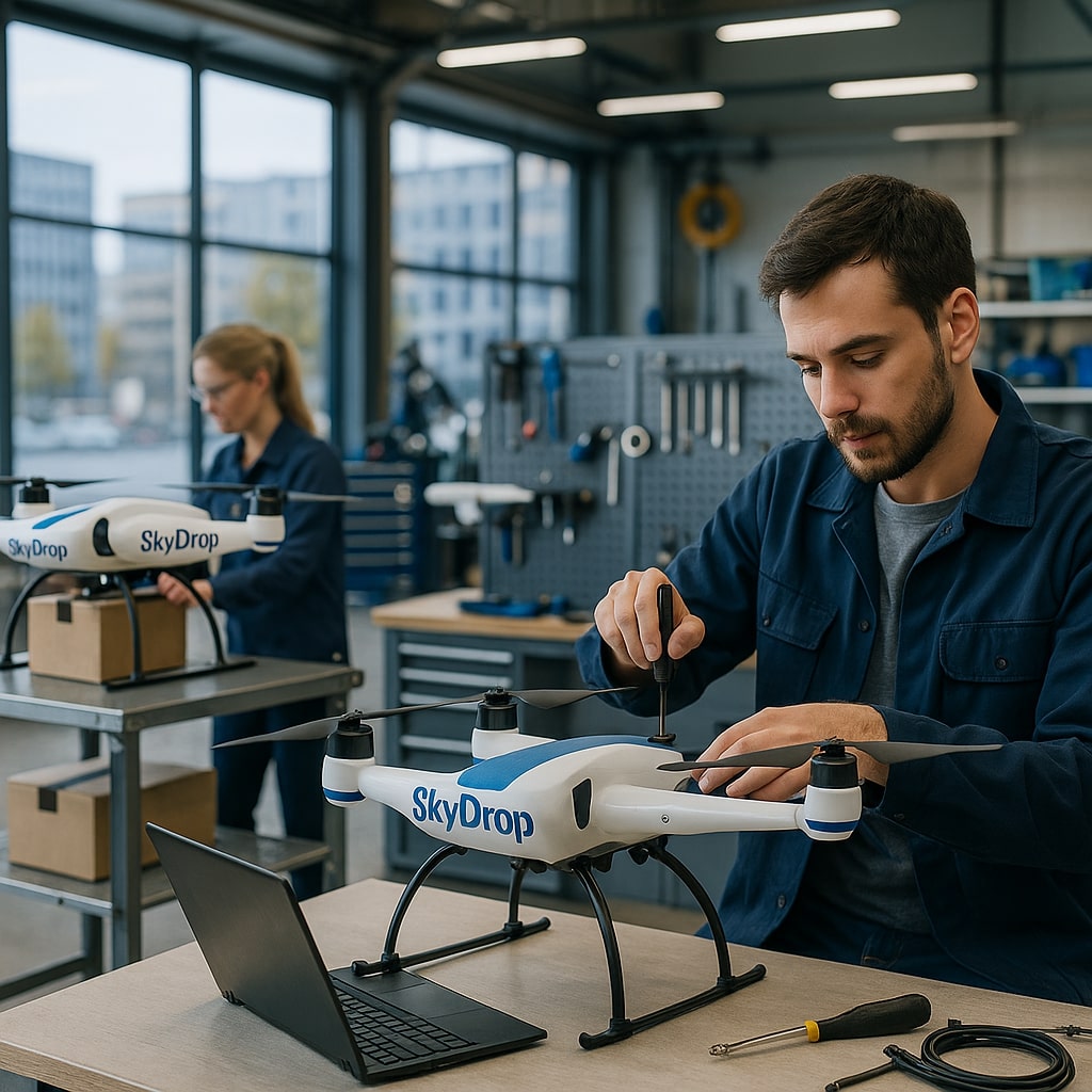 Wartungshalle Skydrop